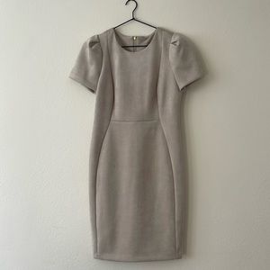 Calvin Klein Dress // Faux Suede